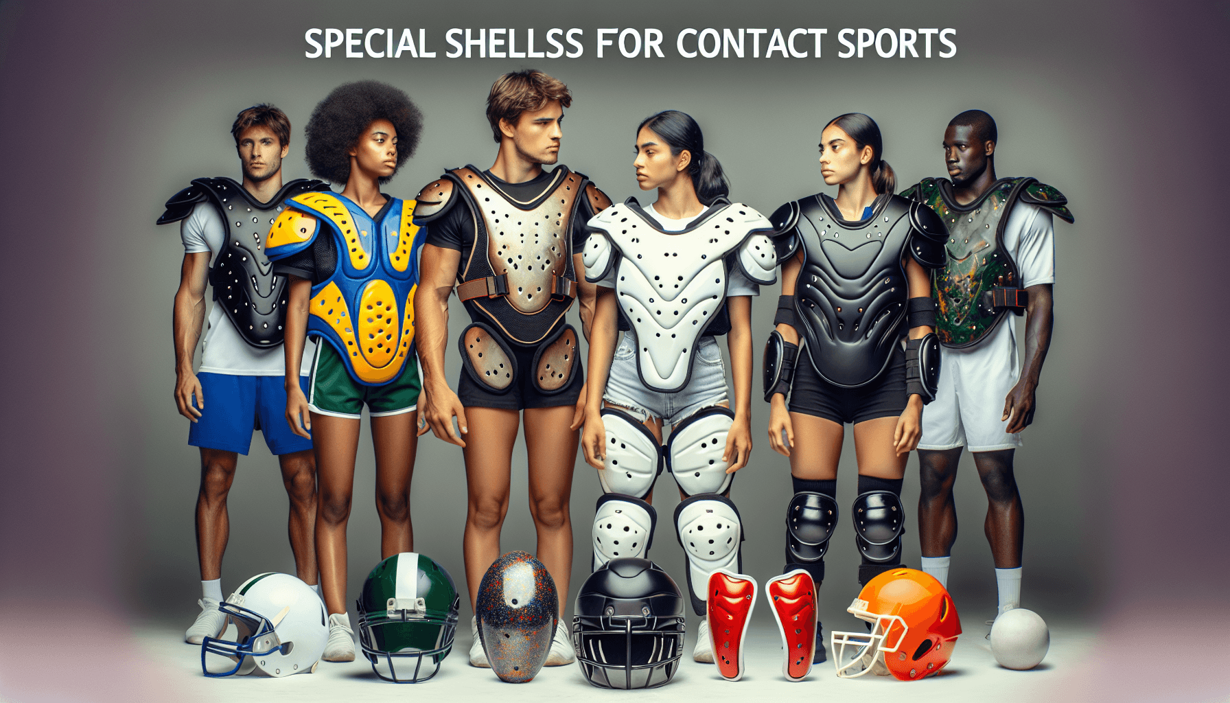 Coquillas especiales para competir en deportes de contacto