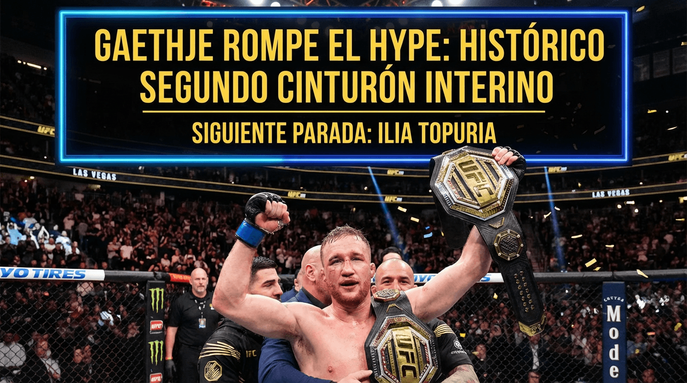 Firefly Gemini Flash GAETHJE ROMPE EL HYPE Historico segundo cinturon interino tras una guerra brutal en 86308