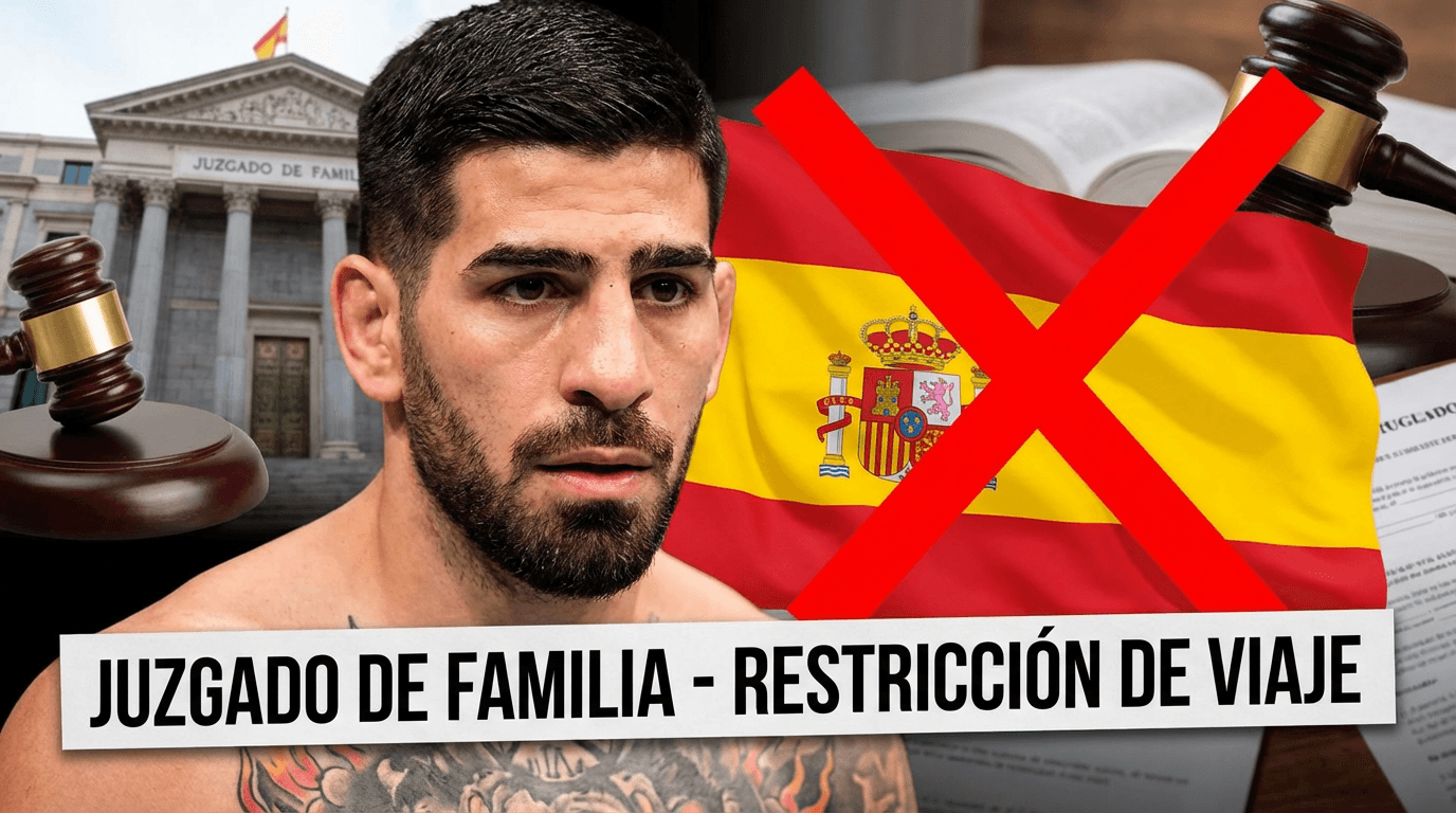 Ilia Topuria pide al Juez que su mujer no pueda viaja con su hijo fuera de Espana