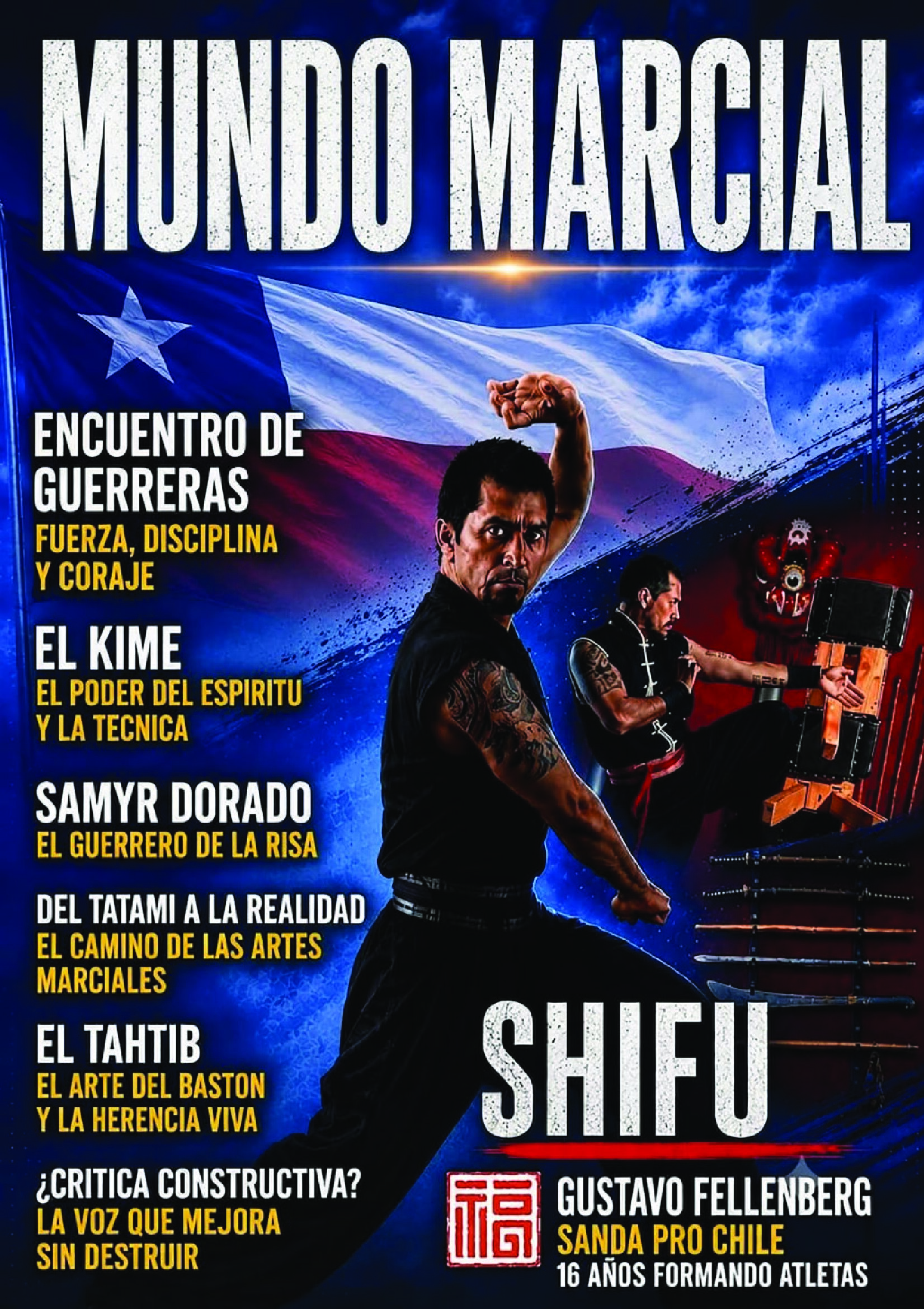 Portada de la revista mundo marcial de julio de 2026