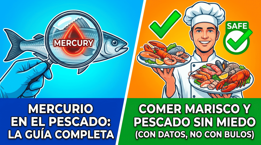 Mercurio en el pescado: la guía completa para comer marisco y pescado sin miedo (con datos, no con bulos)
