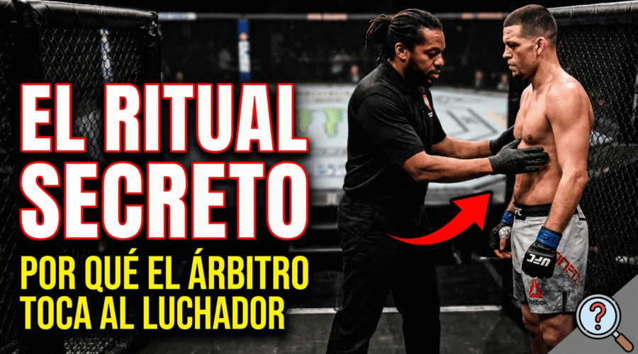 Por qué el árbitro toca todo el cuerpo del luchador de MMA antes de entrar en la jaula: el ritual que casi nadie entiende