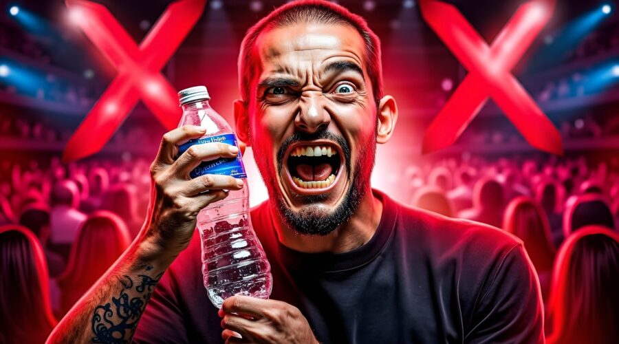 Porque te quitan los tapones de las botellas en los eventos multitudinarios