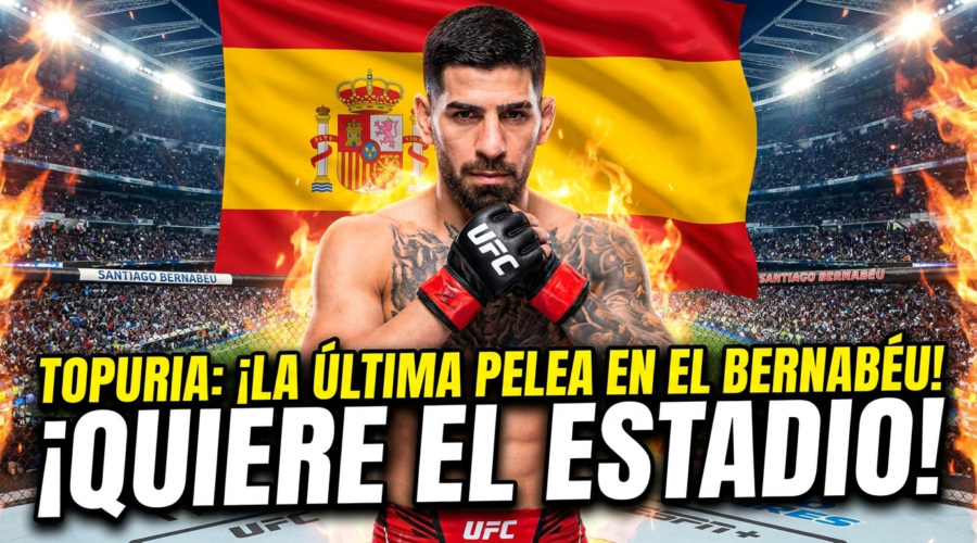 Topuria quiere su última pelea en el Bernabéu