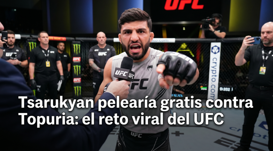 Tsarukyan pelearía gratis contra Topuria: el reto viral del UFC