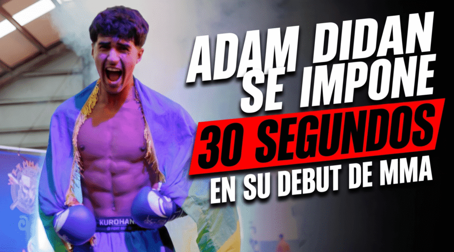 Adam Didan necesitó 30 segundos para presentarse en las MMA