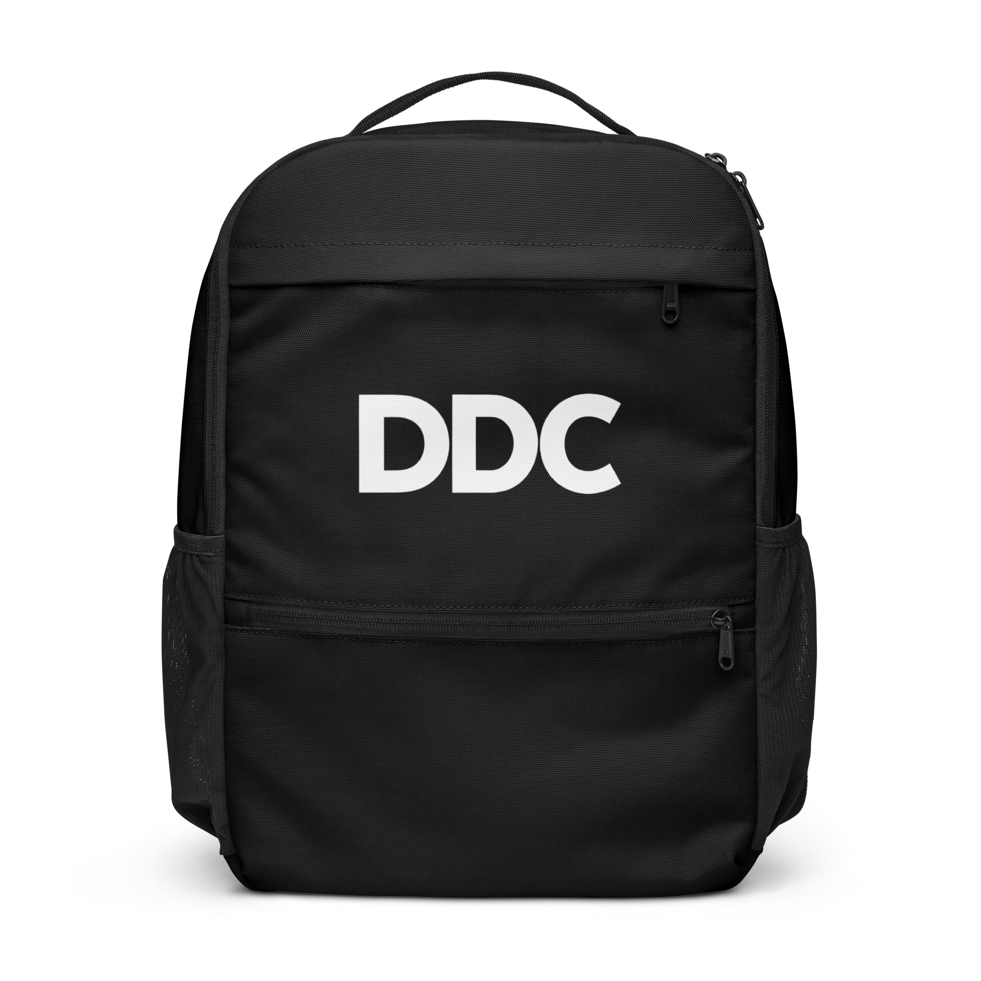 all over print utility backpack black front 696b72122b157