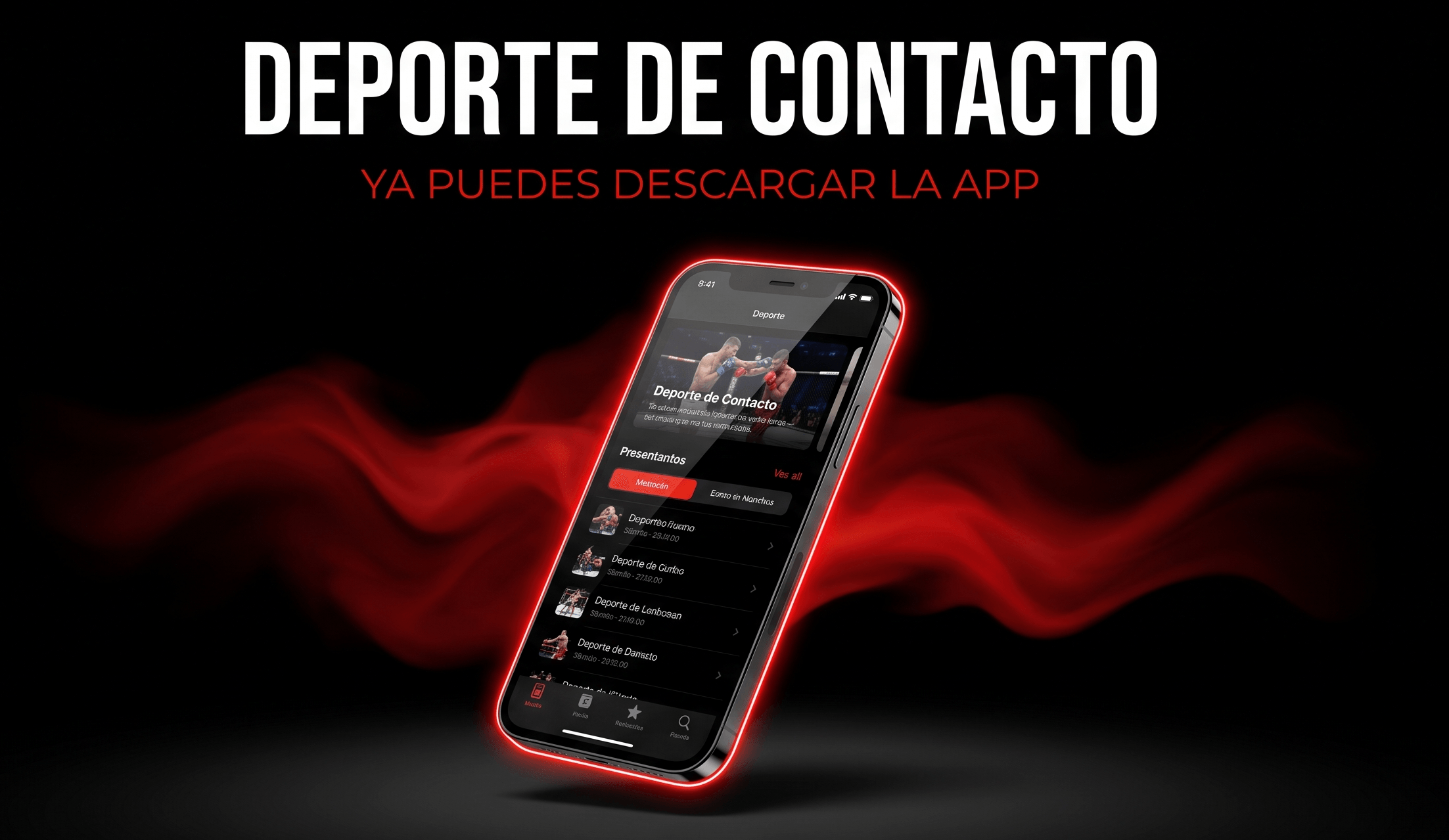 Deporte de contacto Descarga de forma totalmente gratuita en la aplicación oficial de deporte de contacto