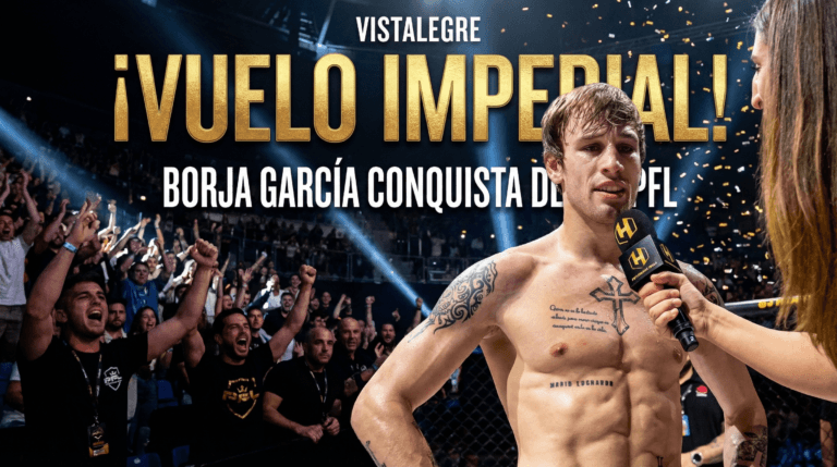 ¡vuelo imperial en vistalegre! Borja «el águila» garcía conquista su debut en pfl