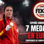 España suma siete medallas en el campeonato de europa de muaythai