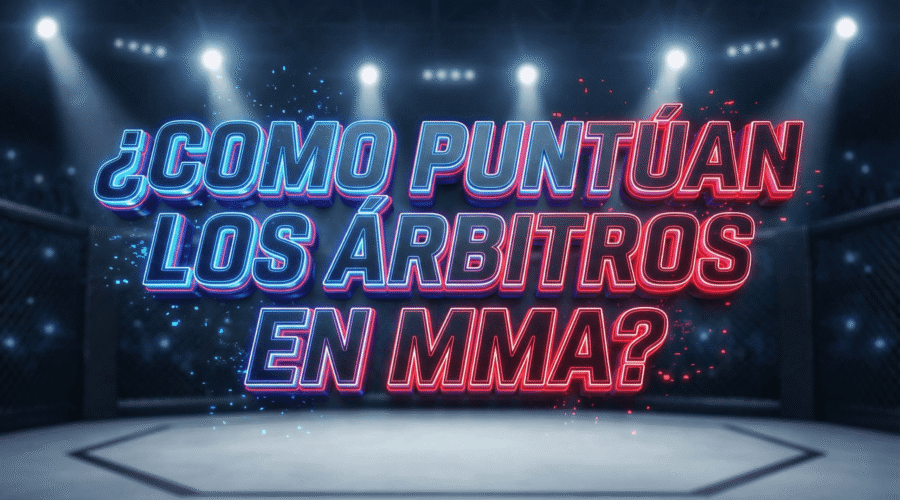 Cómo puntúan los árbitros en MMA