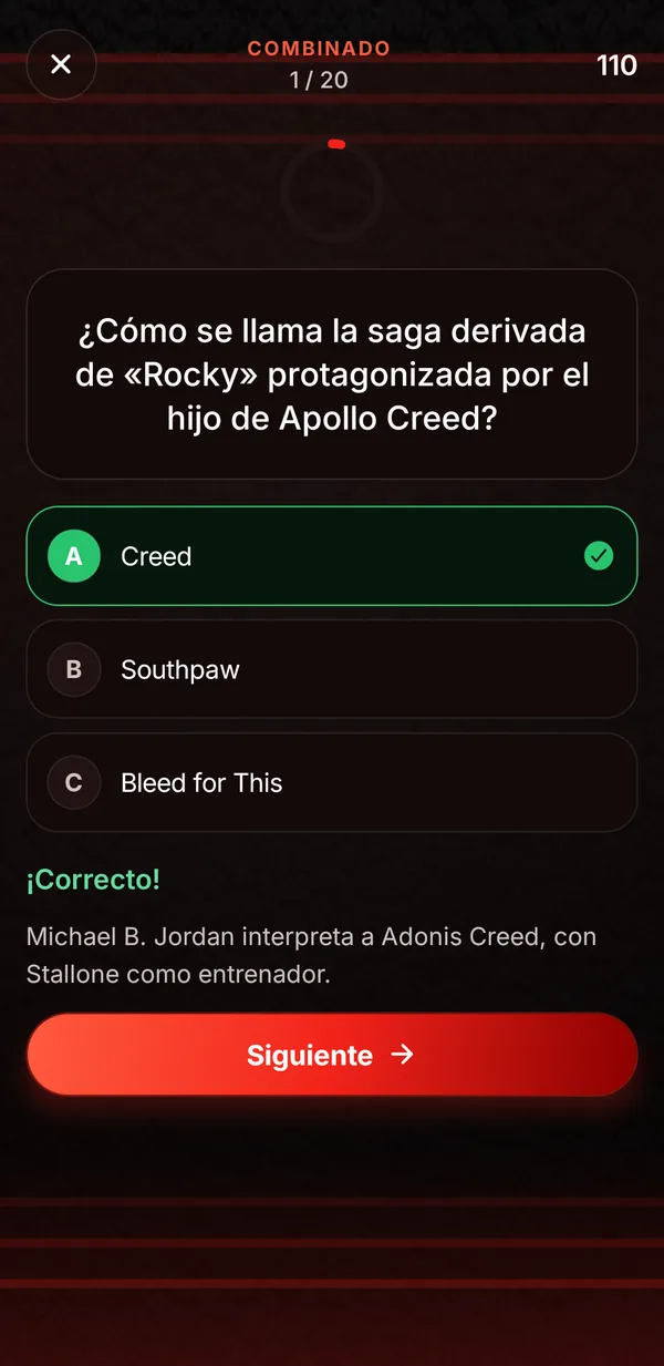 Pregunta del ring de teoría respondida