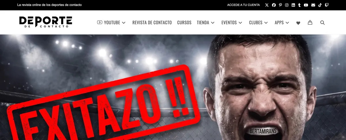 Captura de la crónica de deporte de contacto sobre kurohana 1