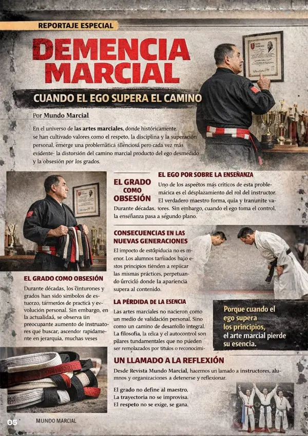 Página 5 de mundo marcial de abril de 2026: reportaje demencia marcial