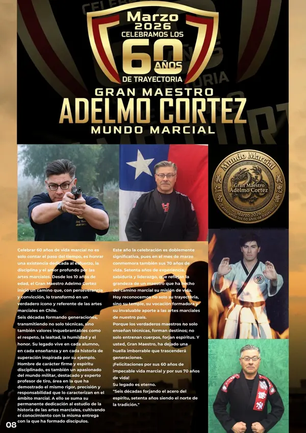 Página 8 de mundo marcial de febrero de 2026: homenaje al gran maestro adelmo cortez