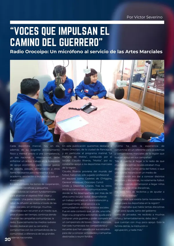 Página 20 de mundo marcial de febrero de 2026: voces que impulsan el camino del guerrero