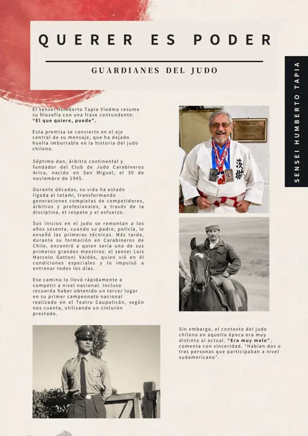 Página de mundo marcial de junio de 2026 sobre el sensei humberto tapia viedma