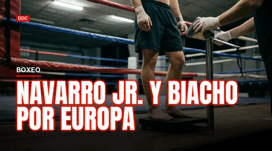 Navarro Jr. y Guinea Biacho pelean por el Europeo supermedio