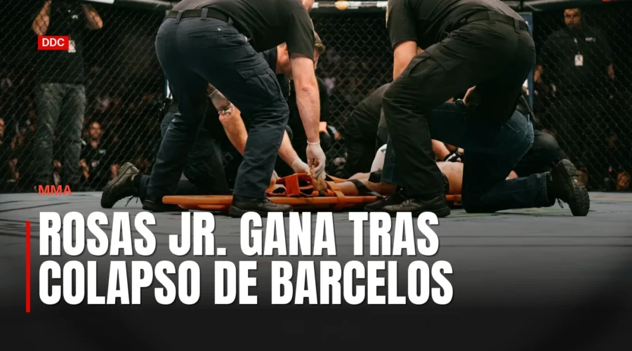 Raul Rosas Jr. vence a Raoni Barcelos tras un extraño colapso