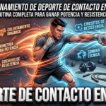 Entrenamiento de deporte de contacto en casa: rutina completa para ganar potencia y resistencia