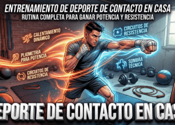 Entrenamiento de Deporte de Contacto en Casa: Rutina Completa para Ganar Potencia y Resistencia