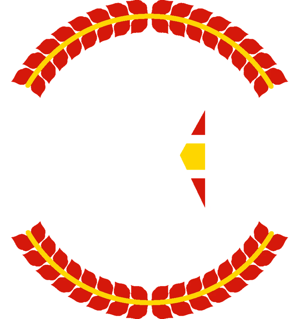 Logotipo oficial de la federación española de kickboxing y muaythai (fekm)