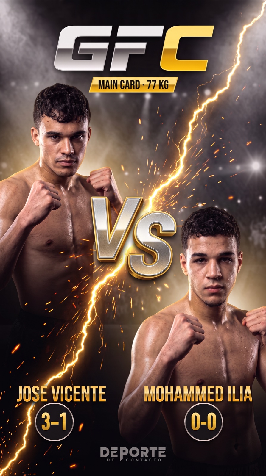 Cara a cara josé vicente vs mohammed ilia · gfc 21 noviembre