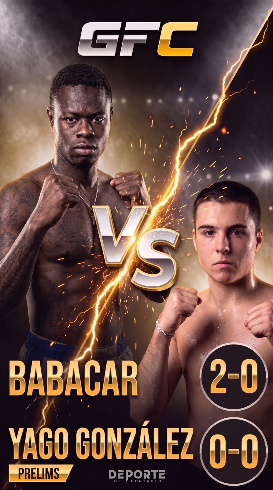 Cara a cara babacar vs yago gonzález · gfc 21 noviembre