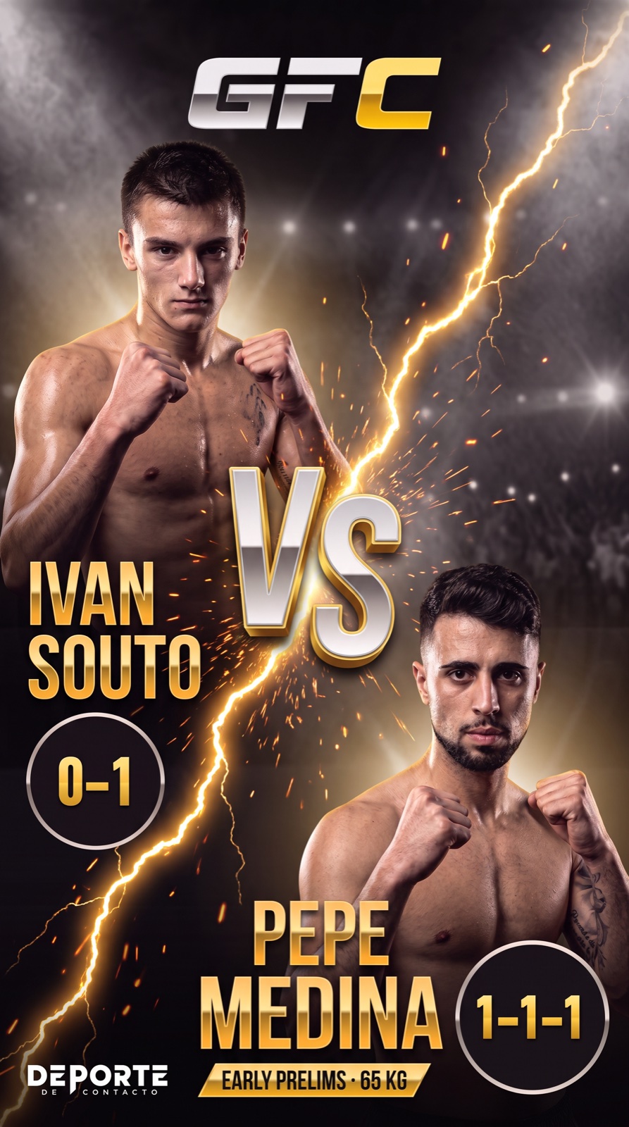 Cara a cara iván souto vs pepe medina · gfc 21 noviembre