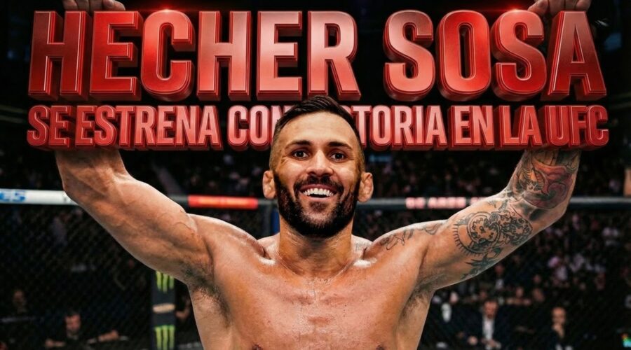 Hecher Sosa debuta en la UFC por todo lo alto