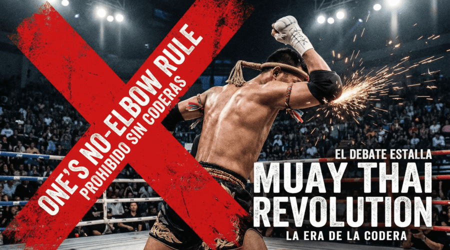 ONE rompe las normas del codo en el Muay Thai