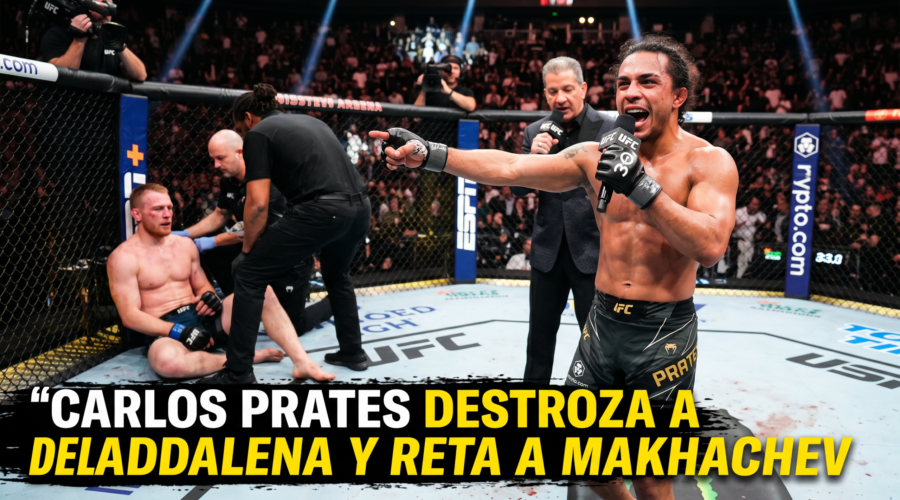 Carlos Prates destroza a Della Maddalena y reta a Makhachev