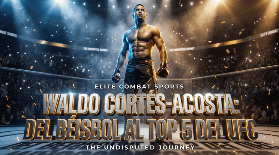Waldo Cortés-Acosta: del béisbol al top 5 del UFC