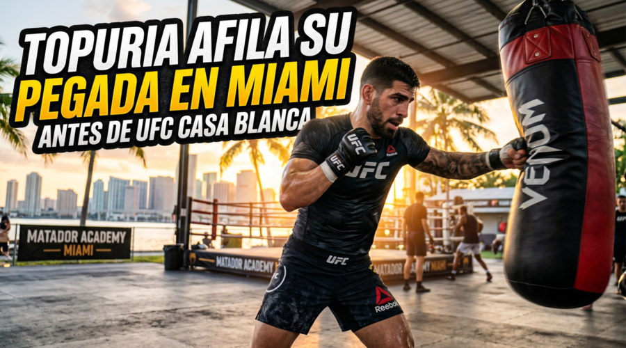 Topuria prepara su defensa del título en Miami con más nivel