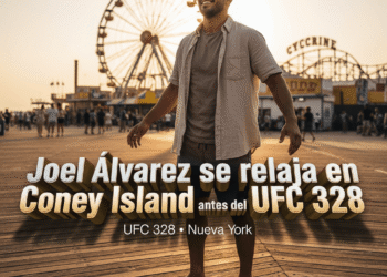 Joel Álvarez se relaja en Coney Island antes del UFC 328