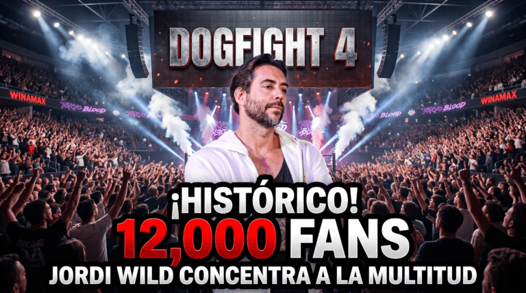 Jordi wild concentra a 12000 fans de los deportes de contacto en el dogfight 4