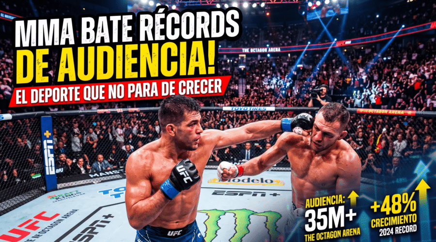 MMA bate récords de audiencia: el deporte que no para de crecer