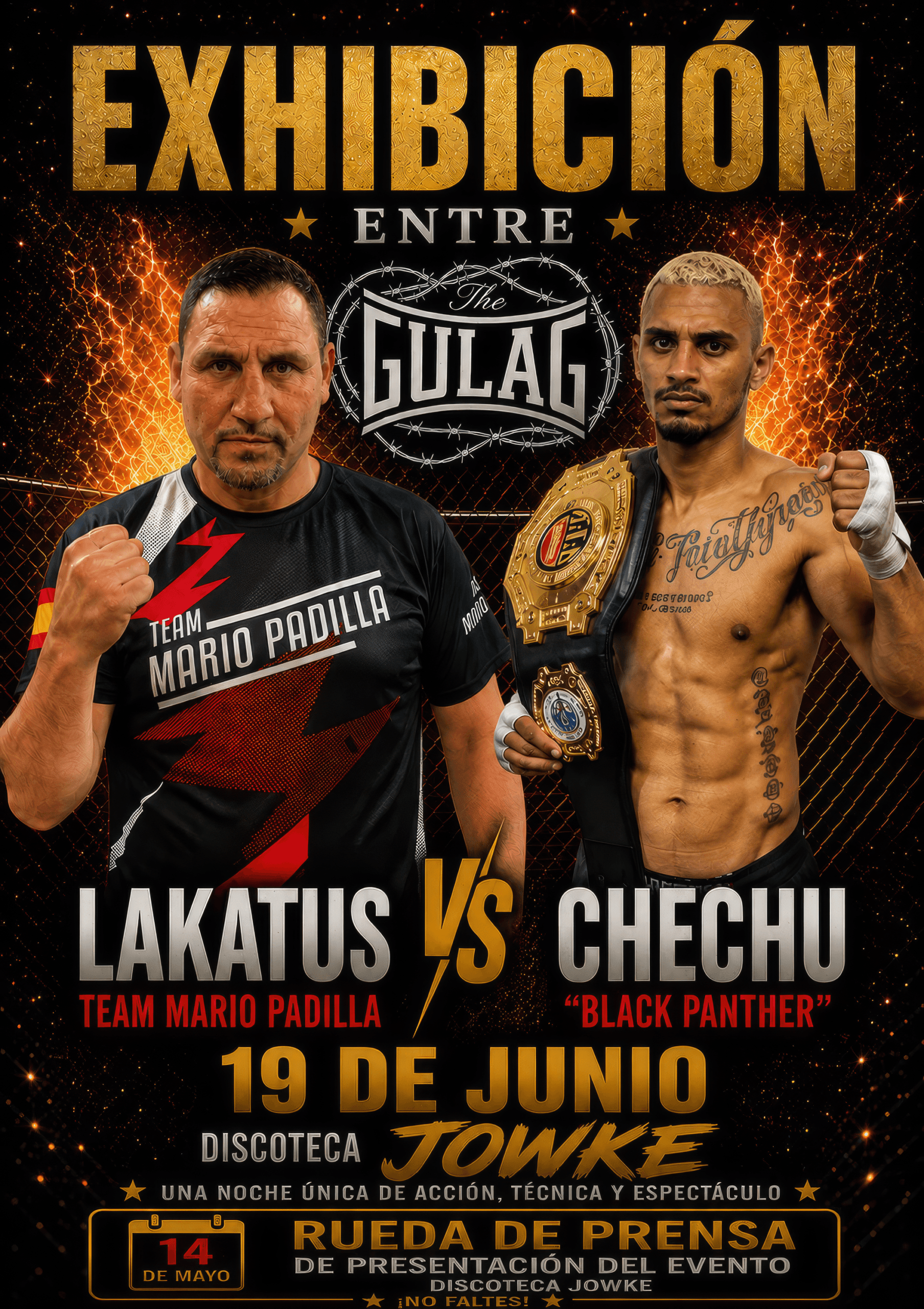 Regresa el boxeador profesional, lakatus con una exhibición increíble