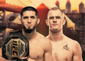 Makhachev tira de lucha para frenar a Ian Machado Garry