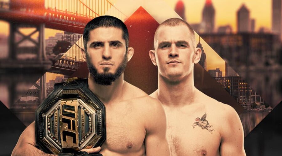 Makhachev tira de lucha para frenar a Ian Machado Garry