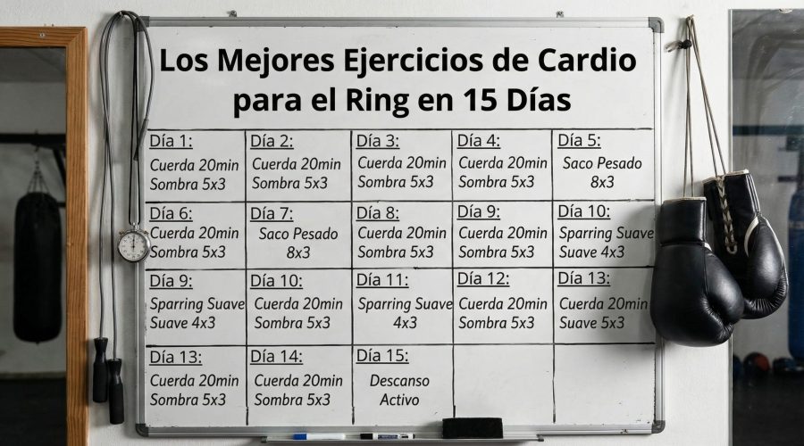 Los mejores ejercicios de cardio para el ring en 15 días