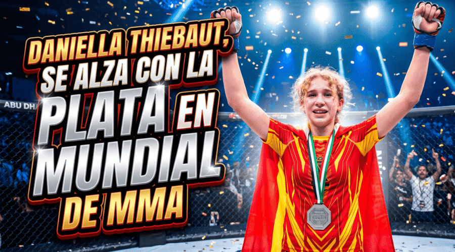 Daniella Thiebaut, la niña de Bueu que conquistó la plata mundial de MMA