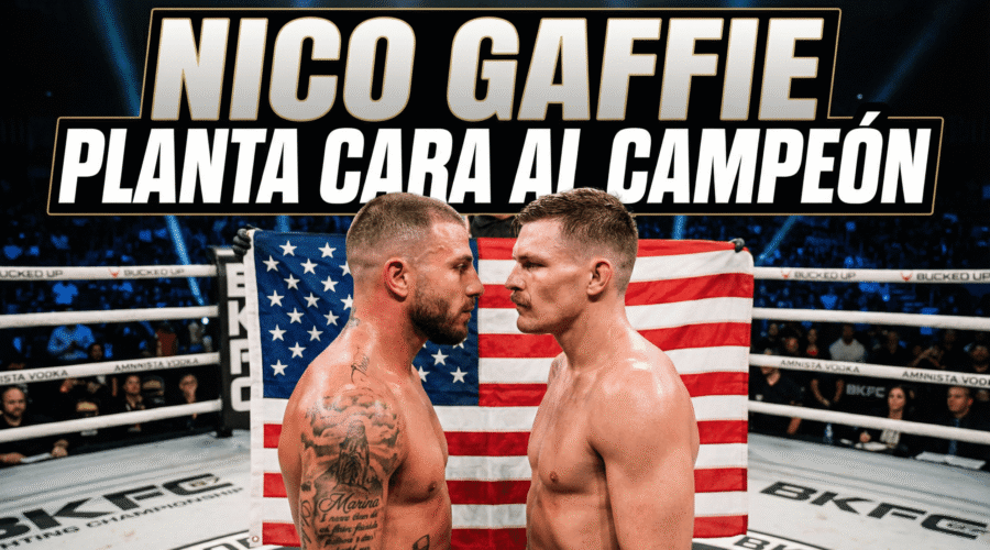 Nico Gaffie planta cara al campeón del mundo en Estados Unidos