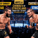 Chimaev vs strickland ufc 328: favorito y cuotas de apuestas