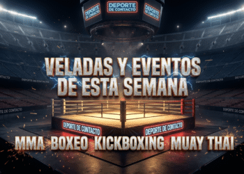 Veladas y combates de deportes de contacto en España: MMA, Boxeo, Kickboxing y Muay Thai (del 29 de junio al 5 de julio de 2026)