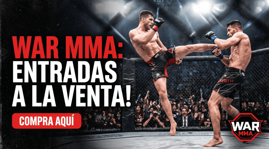 Dónde comprar las entradas para WAR MMA