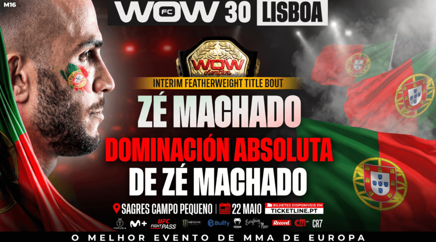 WOW 30 Lisboa: Zé Machado pasa por encima de Barbosa